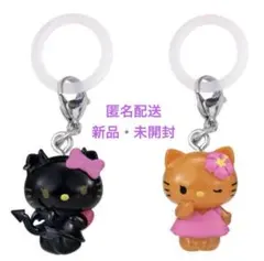 ハローキティ Hello kitty めじるしアクセサリー ガチャ 日焼け 悪魔
