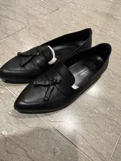 ECCO タッセル ローファー ブラックのサムネイル