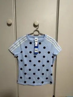 adidas ドット柄 半袖 Tシャツ adidas アディダス ドット柄 半袖Tシャツ ホワイト M - メルカリ