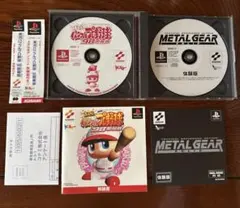 実況パワフルプロ野球98開幕版 PS1 ソフト　メタルギアソリッド体験版付　完品