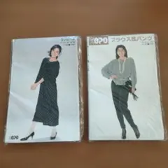 型紙パターンブラウス