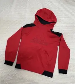 adidas パーカー赤 160cm