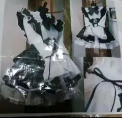 ロリータ服　メイド服　コスプレ　女性Lサイズ　送料込み