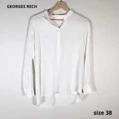 ☆状態良好☆GEORGES RECH シャツ ブラウス size38 白のサムネイル
