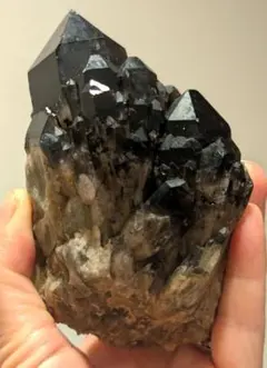 AAA級魔除け天然モリオン黒水晶クラスターB0623/YS/CB251/179C - メルカリ