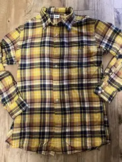 UNIQLO チェック柄フランネルシャツMサイズ