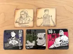 アニぱらカフェ 鋼の錬金術師コラボ ハガレンカフェ コースター - メルカリ