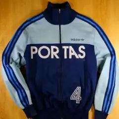 〔超レアプリント1点物〕80s adidas ヴィンテージ　トラックジャケット