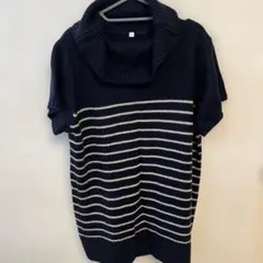 大きいサイズ　トップバリュー　ボートネックニット 重ね着　4L