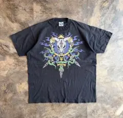 90s LIQUID BLUE "RAM SKULL & SNAKE" Tシャツのサムネイル