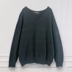 【アンタイトル】UNTITLED ニット セーター Vネック オーバーサイズ 2