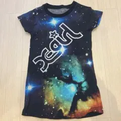 エックスガール⭐︎宇宙柄 半袖ワンピース