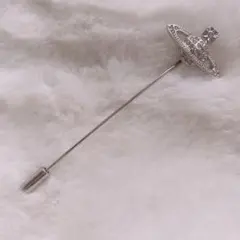 Vivienne Westwood ラペルピン　オーブ　シルバー　ハットピン