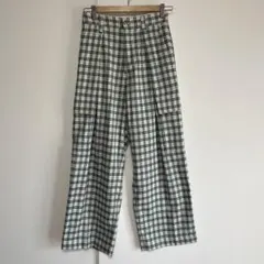 slobe ienaチェック柄 ワイドパンツのサムネイル