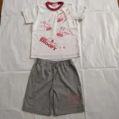 familiar SNOOPY半袖 Tシャツ ハーフパンツ セット 100サイズのサムネイル