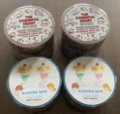 サンリオ 伊勢丹 マスキングテープ セット2種4個セット　キキララ　キティ