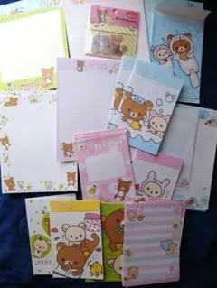 平成レトロ リラックマ レターセット.メモ　まとめて！