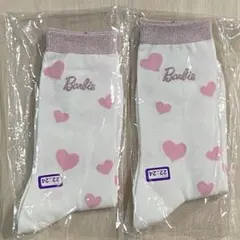 Barbieバービー ハート柄　靴下　2足　22〜24cmのサムネイル