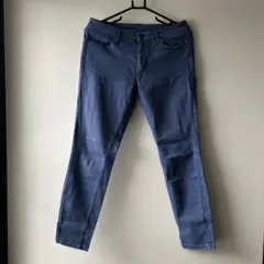 ユニクロ　ダークブルー スキニーパンツ　27(68.5㎝)