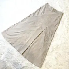 【美品】 JEANASIS ジーナシス スエード調 フレアスカート ベージュ M