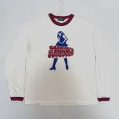 【希少、L】ヒステリックグラマー　ヒスガール リンガー　長袖Ｔシャツ　ロンT