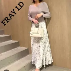 未使用　フレイアイディー　2wayカシュクールニットコンビワンピース　24モデル