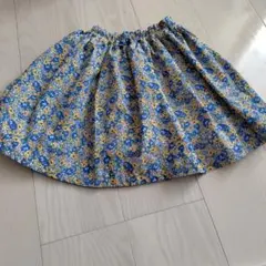 ハッシュアッシュ　花柄スカート 120