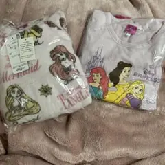 新品未使用⭐️ディズニープリンセス パジャマセット 130㎝2枚セット