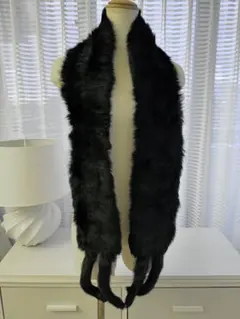 定価60%値引！✴︎新品未使用　本物毛皮　ラビット&ミンクファーマフラー　ストール