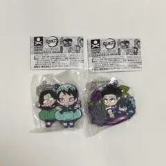 【鬼滅の刃 キャラばんちょうこう ラバーマスコット】 愈史郎・村田・無一郎・行冥