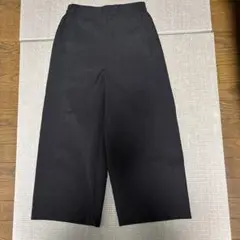 ヒロコデシネール 裾切替スッキリ クロップトパンツ