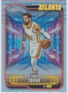 TRAE YOUNG 2024-25 TOPPS CHROME REF