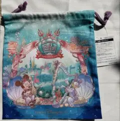 【大人気！】東京ディズニーシー　24周年　巾着　マーメイドラグーン