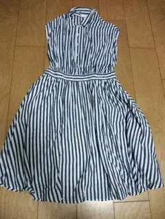 CHILD WOMAN selection ノースリーブストライプワンピース