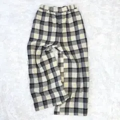 《CHIP CLIP》チェック ワイドパンツ （M） 秋冬 ゆるダボ