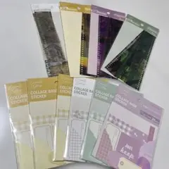 【定価1100円→半額以下！】手帳デコ seria フィルム風シール まとめ売り