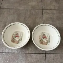 WEDGWOOD ピーターラビット ボウル 2枚セット