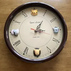 壁掛け時計　Sweet Animal ANIMAL HOUSE