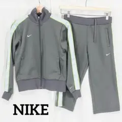 ☆美品☆ NIKE ナイキ　ジャージ上下セット　刺繍ロゴ　00s トレーニング