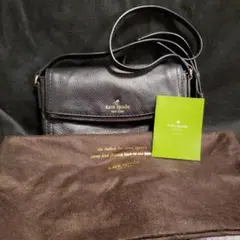 kate spade ブラック ショルダーバッグ