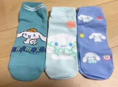 サンリオ sanrio シナモロール ソックス 3足セット 23-25cm