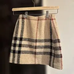 BURBERRY チェック柄ミニスカート