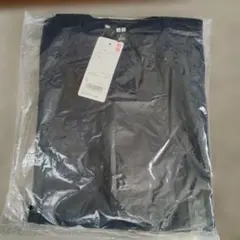 【新品未使用】UNIQLO コットンカシミヤクルーネック長袖セーターネイビーL