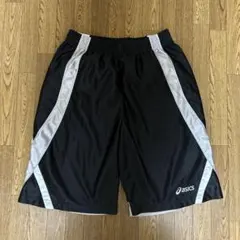 asics バスケットボールパンツ 黒/白　Lサイズ
