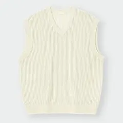 【即購入⭕️】GU ウォッシャブルメッシュニットベスト Sサイズ
