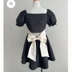 バックリボンフレンチガーリーワンピース