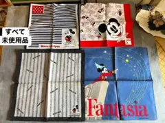 み*ご様 未使用 ハンカチ ミッキーマウス セット 昭和レトロ 当時物