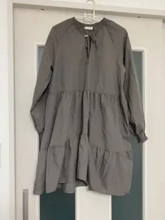 earth music&ecology ティアードブラウス　ミニワンピース