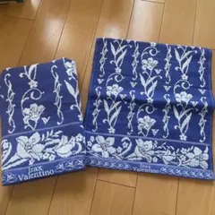 IZAXVALENTINO バスタオル フェイスタオル 2枚セット