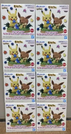 ポケットモンスター もぐもぐタイム フィギュア ピカチュウ＆イーブイ 8個セット